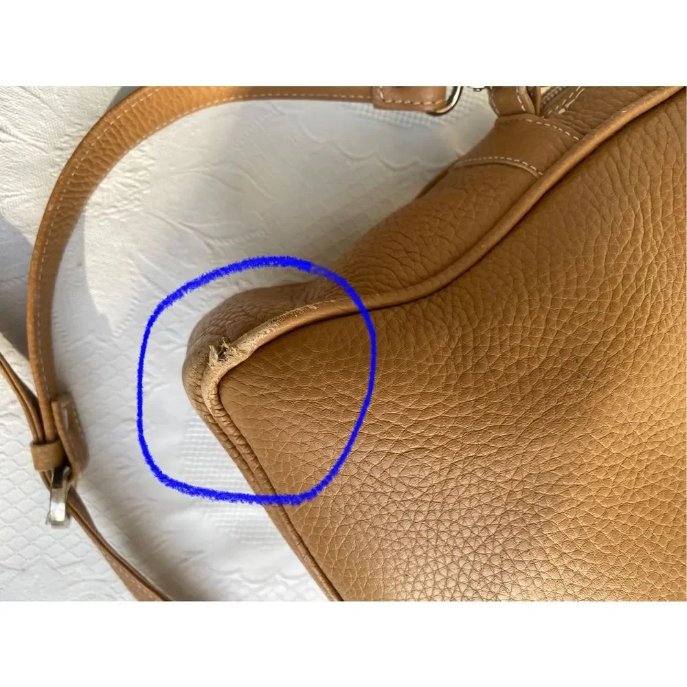 Rossi & Caruso Real Leather Satchel Bag.